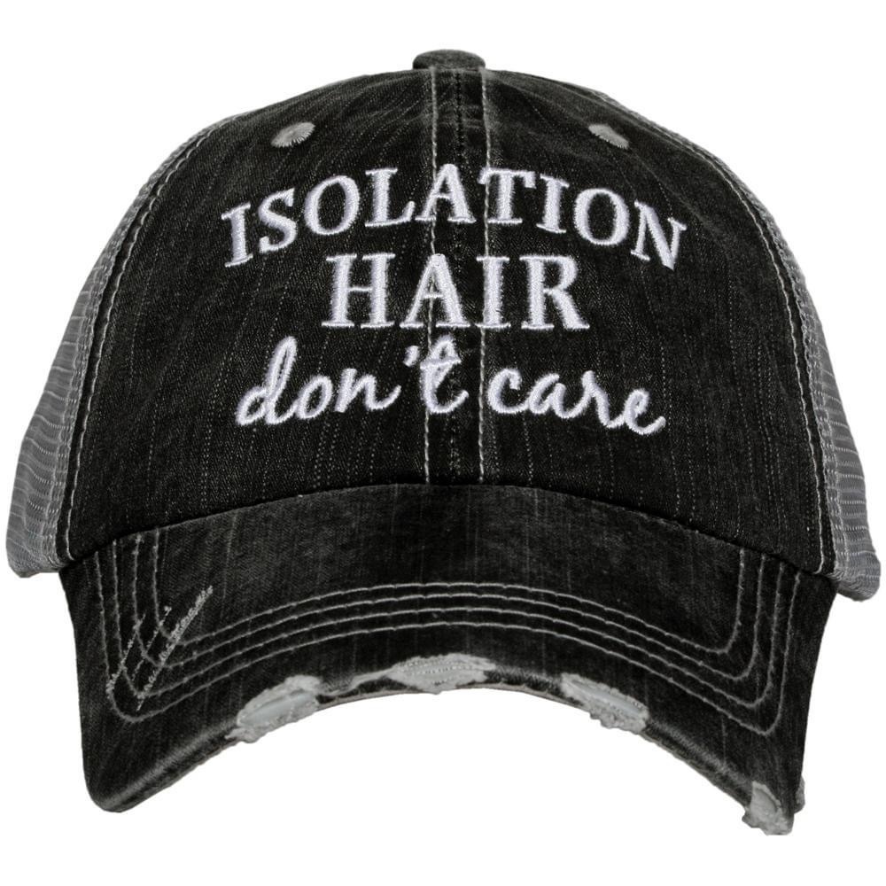 Isolation Hair Don’t Care Distressed Trucker Hat